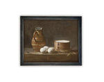 Vintage Framed Canvas Art // Framed Vintage Print // Vintage Painting // Vintage Kitchen Still Life // Farmhouse print //#ST-627