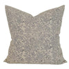 Designer "Cheney" Block Print Floral Pillow Cover