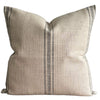 READY TO SHIP 20X20 Black Country Stripe Pillow Cover