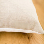 Designer "Seneca" Kishori natural olive cement Pillow Cover