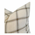 Designer "Morton" Woven Plaid Pillow Cover