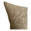 Designer Sutherlin Floral Pillow Cover in Neutral Brown