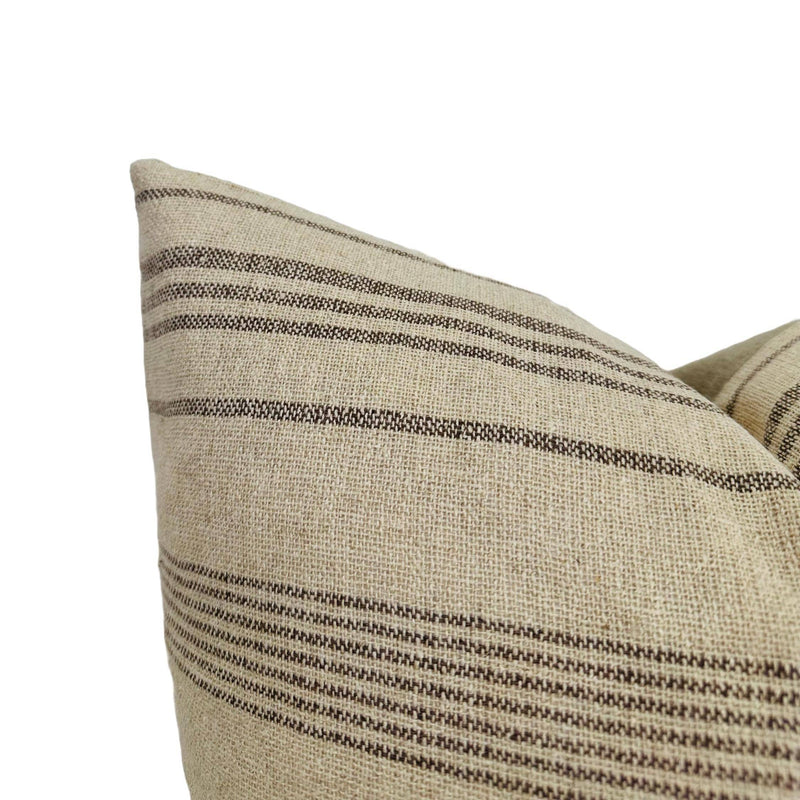 Designer "George" Striped Pillow Cover