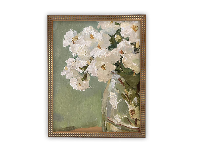 READY to SHIP 30X40 Vintage Framed Canvas Art // Framed Vintage Floral Print // Vintage Floral Painting // Still Life Botanical //#BOT-155