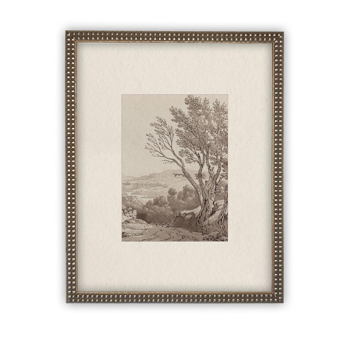READY to SHIP 18x24 Vintage Framed Canvas Art // Framed Vintage Print // Vintage Painting // Country Landscape //#LAN-244
