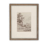 READY to SHIP 30X40 Vintage Framed Canvas Art // Framed Vintage Print // Vintage Painting // Country Landscape //#LAN-248