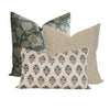 Linen + Cloth Curated Pillow Collection #3 // Ashley, Twisp, Harrah Pillows // Designer Pillow Combos // Blue and Yellow //Modern Farmhouse