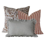 Linen + Cloth Curated Pillow Collection #9 // Murray, Redmond, Ballard Pillows// Designer Pillow Combo // Brown Pillows // Farmhouse