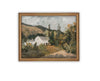 Vintage Framed Canvas Art #LAN-249
