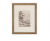 READY to SHIP 30X40 Vintage Framed Canvas Art // Framed Vintage Print // Vintage Painting // Country Landscape //#LAN-248