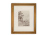 READY to SHIP 30X40 Vintage Framed Canvas Art // Framed Vintage Print // Vintage Painting // Country Landscape //#LAN-248