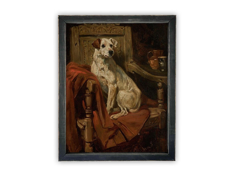 READY to SHIP 12X16 Vintage Framed Canvas Art #A-185