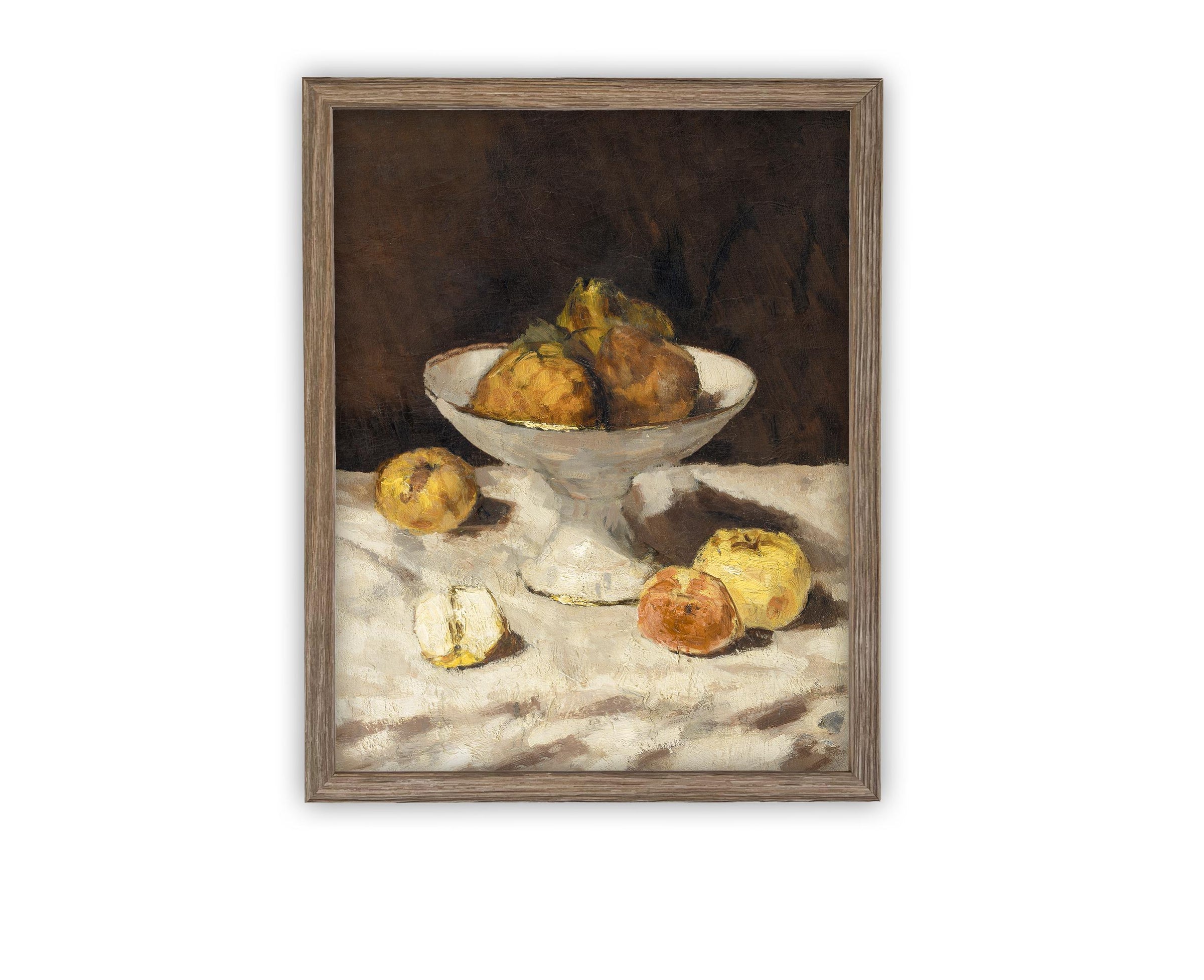 READY to SHIP 11X14 Vintage Framed Canvas Art #ST-635