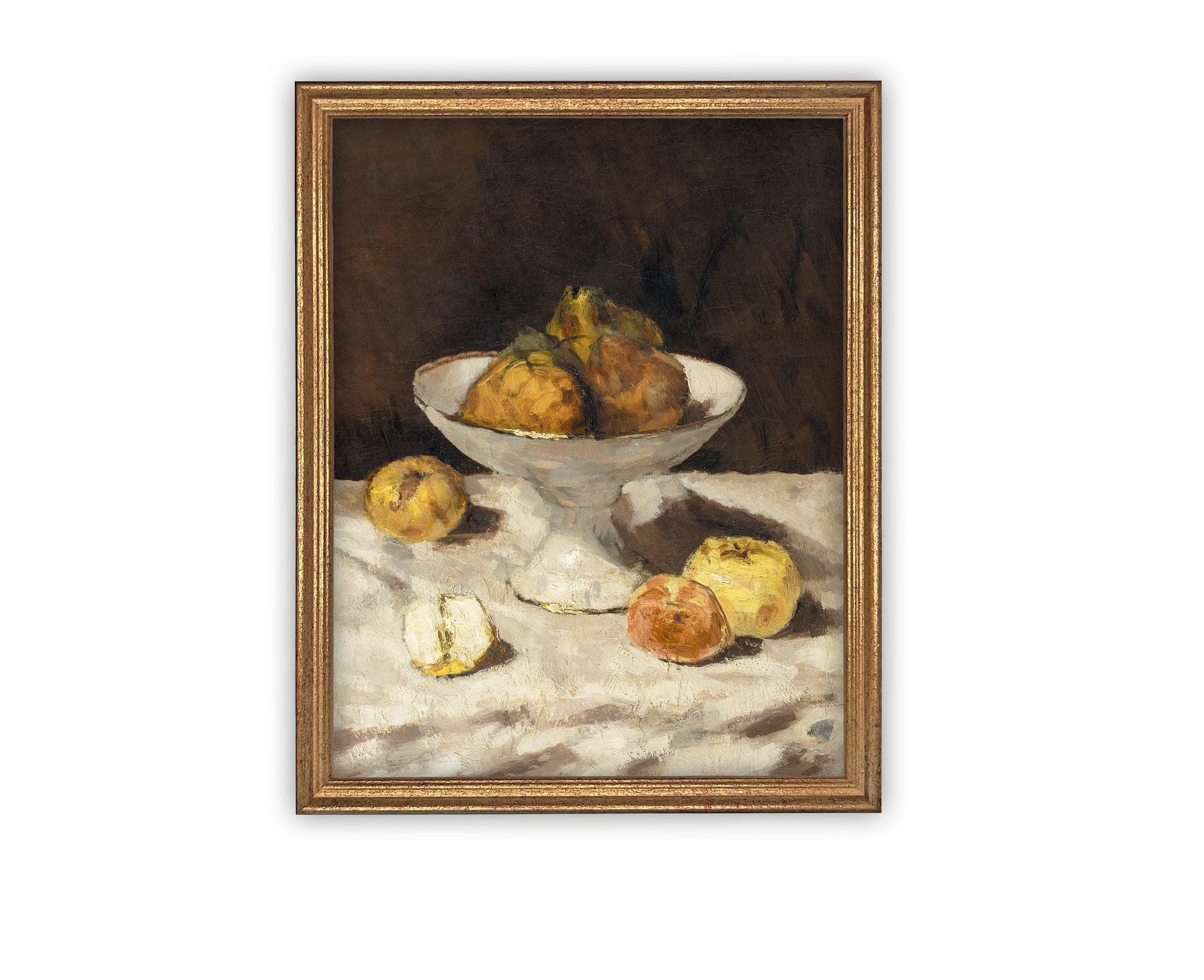 READY to SHIP 11X14 Vintage Framed Canvas Art #ST-635