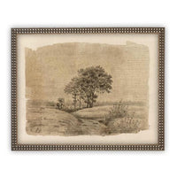 Vintage Framed Canvas Art #LAN-240