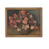 Vintage Framed Canvas Art // Framed Vintage Print // Vintage Painting // Floral Still Life Print // Botanical print //#BOT-156