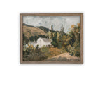 Vintage Framed Canvas Art #LAN-249
