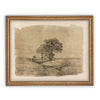 Vintage Framed Canvas Art #LAN-240