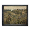 Vintage Framed Canvas Art // Framed Vintage Print // Vintage Painting // Vintage Landscape Meadow // Farmhouse print //#LAN-259