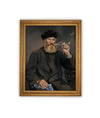 Vintage Framed Canvas Art // Framed Vintage Print // Vintage Painting // Vintage Portrait of a Man// Traditional print //#P-551
