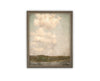 Vintage Framed Canvas Art // Framed Vintage Print // Vintage Painting // Muted Landscape Print // Farmhouse print //#LAN-266