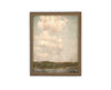 Vintage Framed Canvas Art // Framed Vintage Print // Vintage Painting // Muted Landscape Print // Farmhouse print //#LAN-266