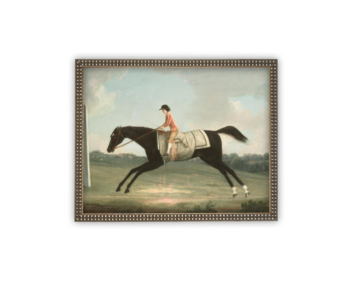 Vintage Framed Canvas Art #A-189