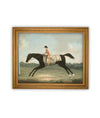 Vintage Framed Canvas Art #A-189