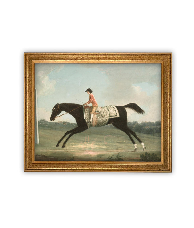 Vintage Framed Canvas Art #A-189