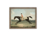 Vintage Framed Canvas Art #A-189