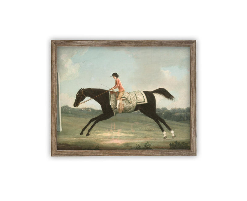 Vintage Framed Canvas Art #A-189
