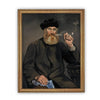 Vintage Framed Canvas Art // Framed Vintage Print // Vintage Painting // Vintage Portrait of a Man// Traditional print //#P-551