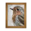 Vintage Framed Canvas Art // Framed Vintage Print // Vintage Painting // Bird Art // Girls Room or Nursery print //#A-193