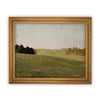 Vintage Framed Canvas Art // Framed Vintage Print // Vintage Painting // Vintage Green Landscape // Farmhouse print //#LAN-264