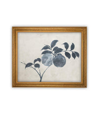 Vintage Framed Canvas Art // Framed Vintage Floral Print // Vintage Apple Branch Painting // Still Life Botanical Cottage print //#BOT-163