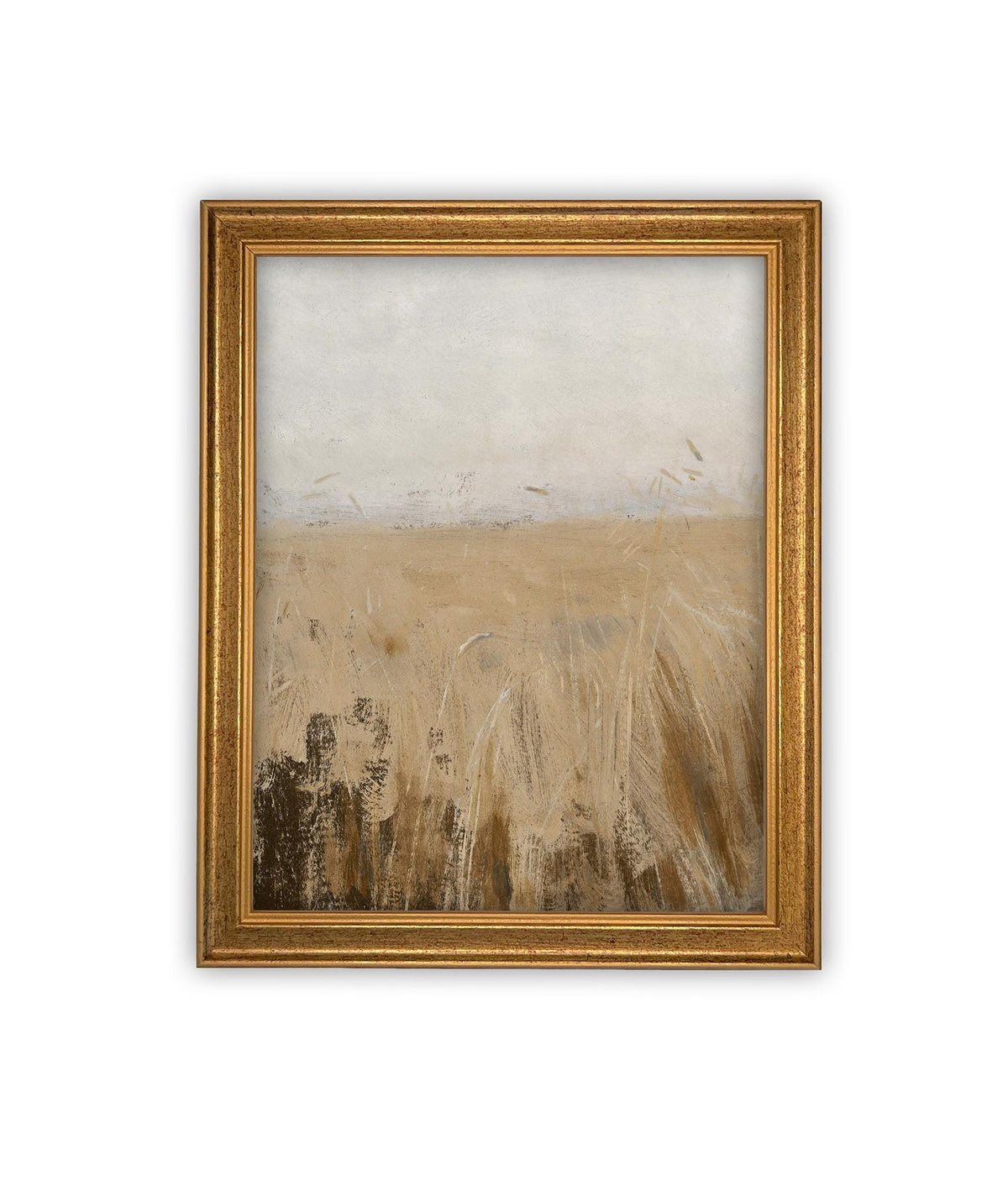 Vintage Framed Canvas Art // Framed Vintage Print // Vintage Painting // Fall Landscape //Farmhouse print //#LAN-271