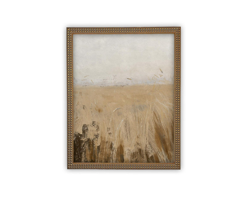 Vintage Framed Canvas Art // Framed Vintage Print // Vintage Painting // Fall Landscape //Farmhouse print //#LAN-271
