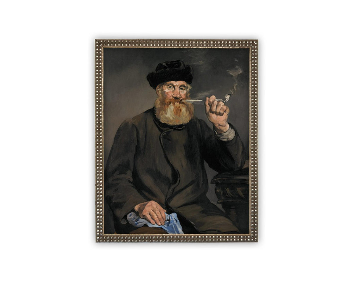 Vintage Framed Canvas Art // Framed Vintage Print // Vintage Painting // Vintage Portrait of a Man// Traditional print //#P-551