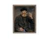 Vintage Framed Canvas Art // Framed Vintage Print // Vintage Painting // Vintage Portrait of a Man// Traditional print //#P-551