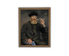 Vintage Framed Canvas Art // Framed Vintage Print // Vintage Painting // Vintage Portrait of a Man// Traditional print //#P-551