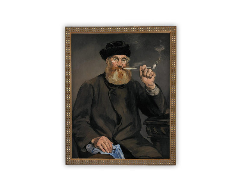 Vintage Framed Canvas Art // Framed Vintage Print // Vintage Painting // Vintage Portrait of a Man// Traditional print //#P-551