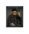 Vintage Framed Canvas Art // Framed Vintage Print // Vintage Painting // Vintage Portrait of a Man// Traditional print //#P-551