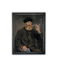 Vintage Framed Canvas Art // Framed Vintage Print // Vintage Painting // Vintage Portrait of a Man// Traditional print //#P-551