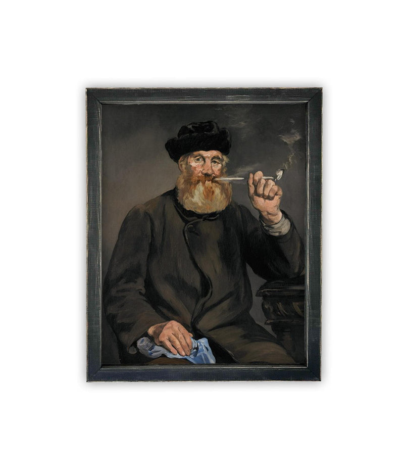 Vintage Framed Canvas Art // Framed Vintage Print // Vintage Painting // Vintage Portrait of a Man// Traditional print //#P-551