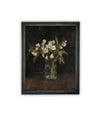 Vintage Framed Canvas Art // Framed Vintage Floral Print // Vintage Flowers Painting // Still Life Botanical Farmhouse print //#BOT-165