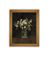 Vintage Framed Canvas Art // Framed Vintage Floral Print // Vintage Flowers Painting // Still Life Botanical Farmhouse print //#BOT-165