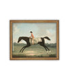 Vintage Framed Canvas Art #A-189