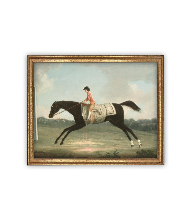 Vintage Framed Canvas Art #A-189
