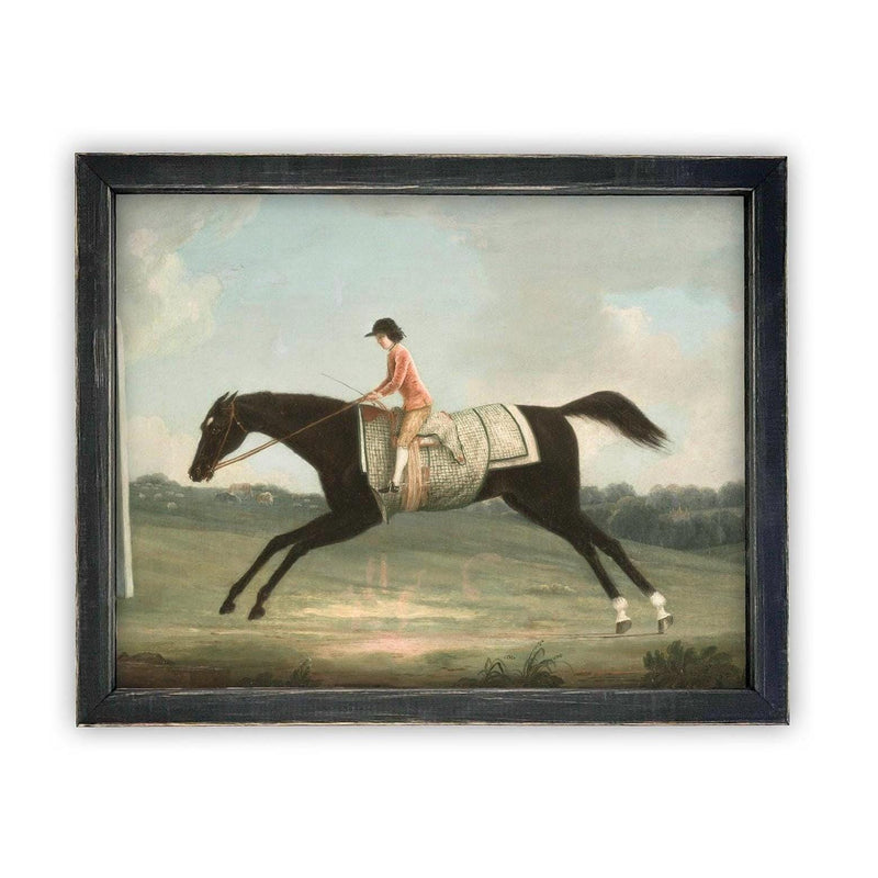 Vintage Framed Canvas Art #A-189