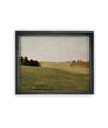 Vintage Framed Canvas Art // Framed Vintage Print // Vintage Painting // Vintage Green Landscape // Farmhouse print //#LAN-264